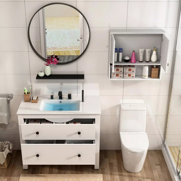 Badrumsmöbler Rom - Vit Badrumsmöbler Rom - Vit