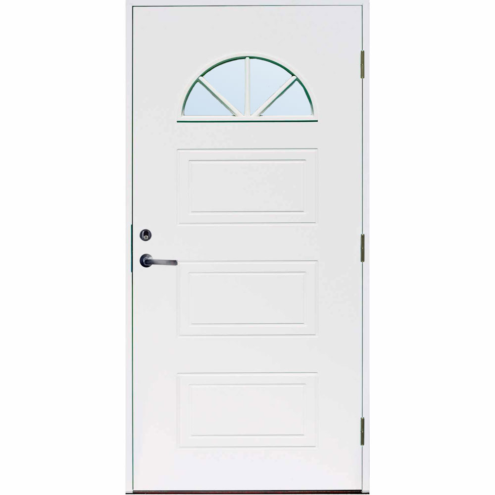 Ytterdörr Philip - med glas + Tryckespaket Ytterdörr Philip - med glas + Tryckespaket