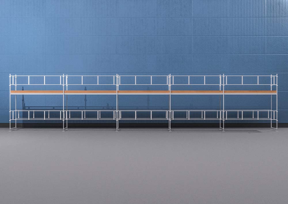 Byggnadsställning Ram 15x4 m - Stål Byggnadsställning Ram 15x4 m - Stål