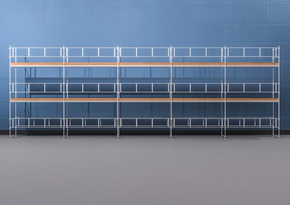 Byggnadsställning Ram 15x6 m - Stål Byggnadsställning Ram 15x6 m - Stål