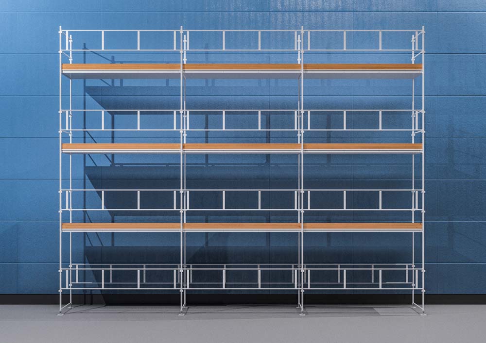 Byggnadsställning Ram 9x8 m - Stål Byggnadsställning Ram 9x8 m - Stål