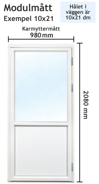 Modulmtt fnsterdrr (b x h)