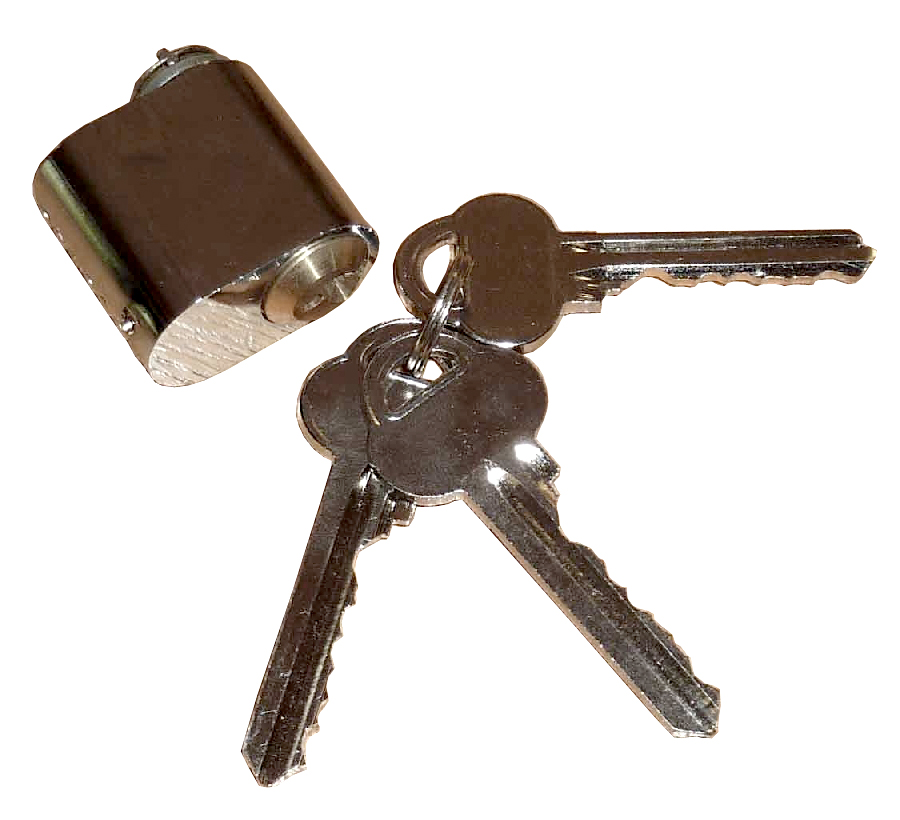 Låscylindrar och nycklar - Krom Låscylindrar och nycklar - Krom