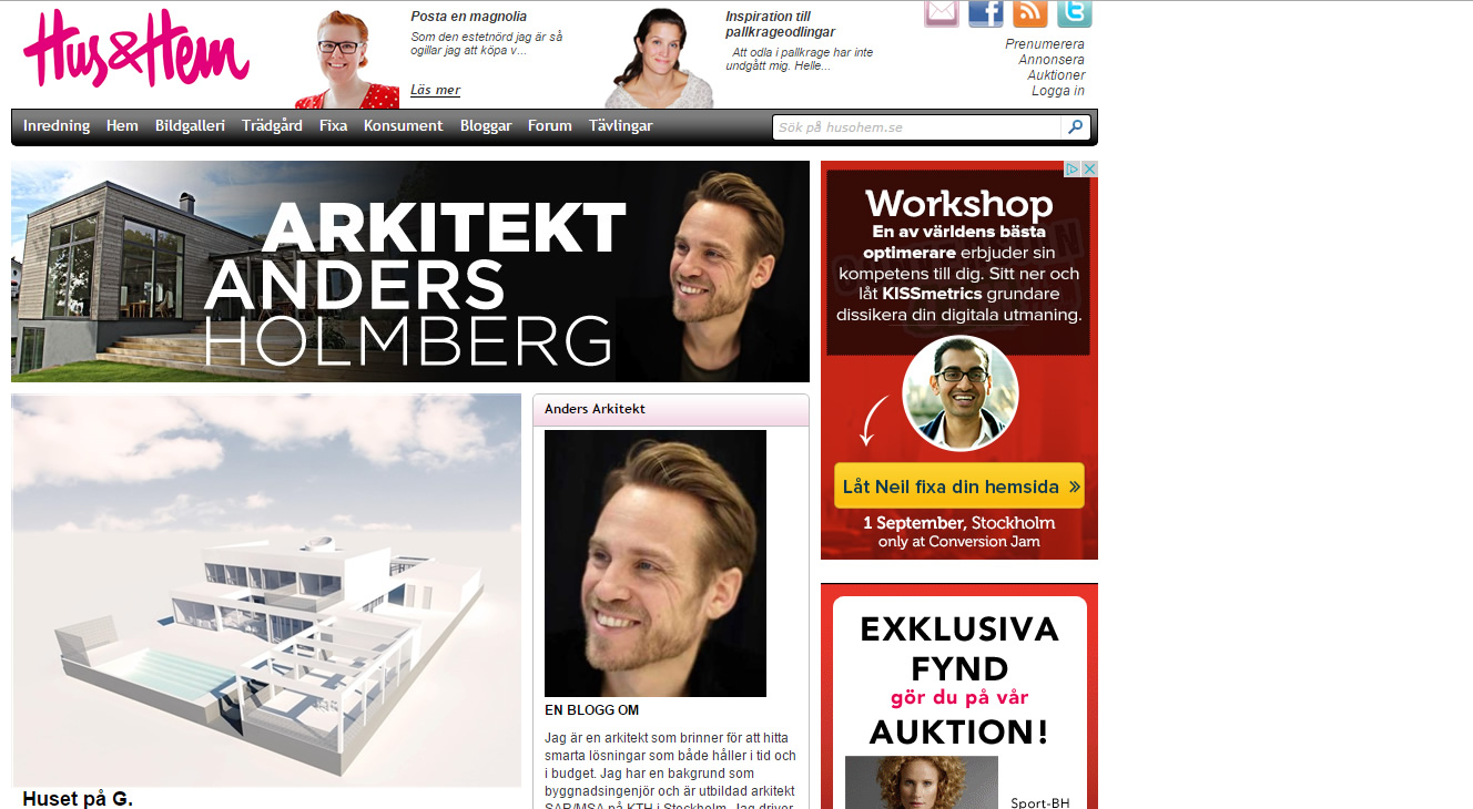 Arkitekt Anders Holmberg