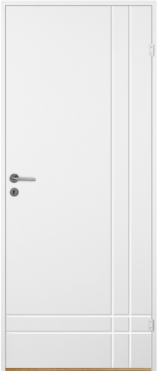 Innerdörr Bornholm + Handtagskit - Matt Innerdörr Bornholm + Handtagskit - Matt