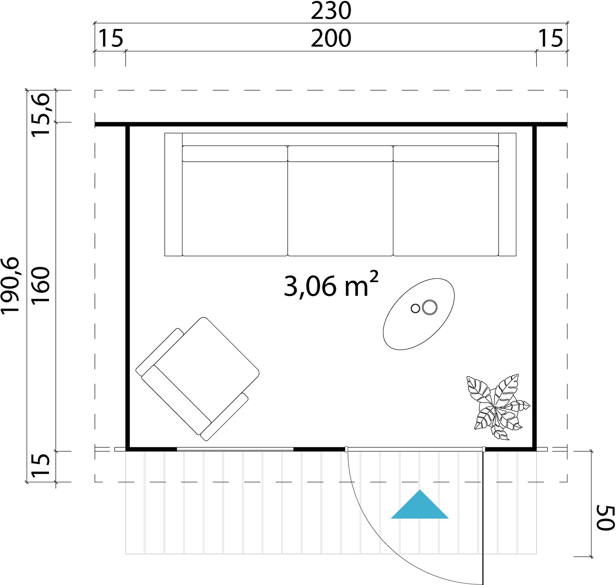 Lekstuga Filipa - 3,2 m² Lekstuga Filipa - 3,2 m²