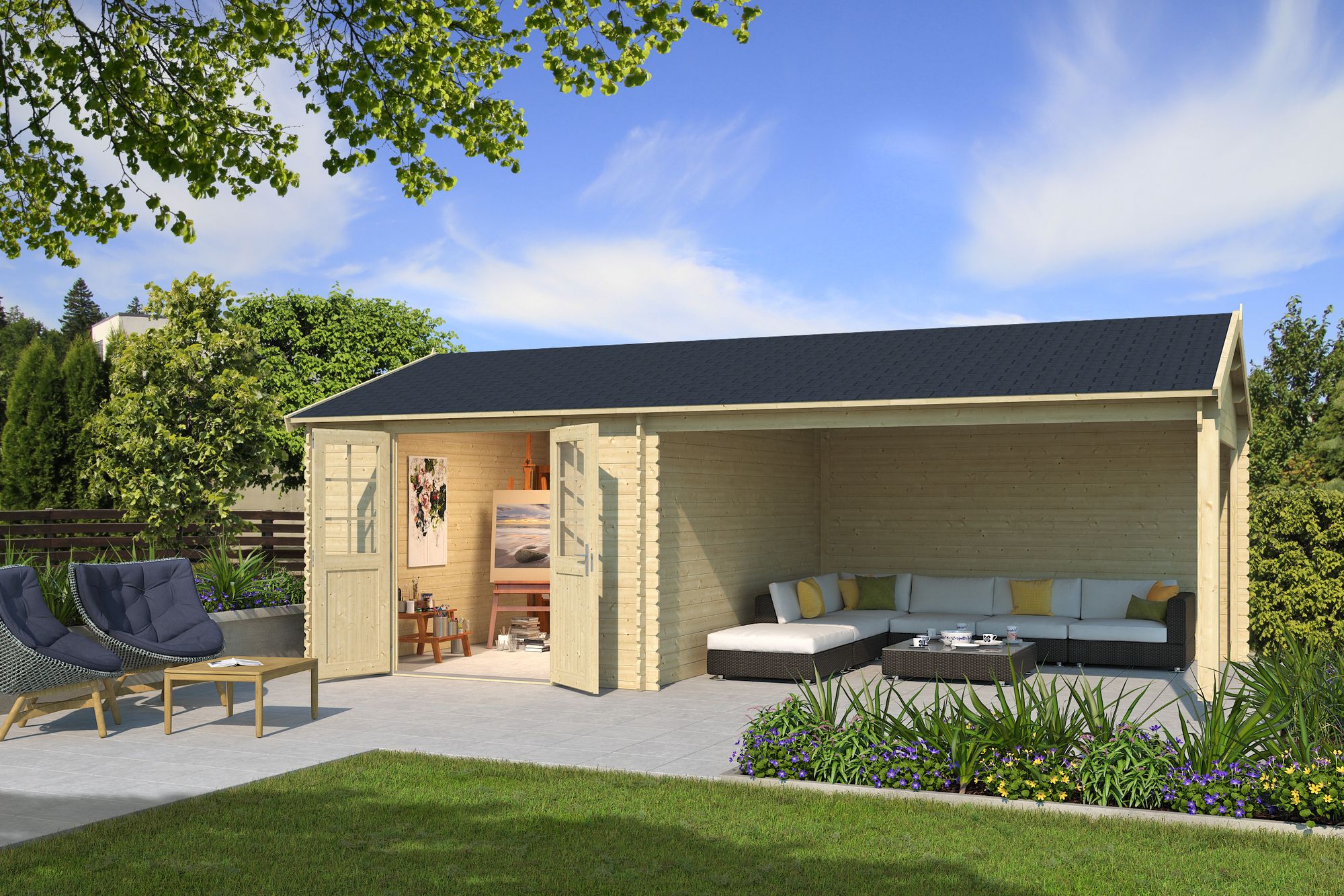 Attefallshus Eriko - 28 m² Attefallshus Eriko - 28 m²