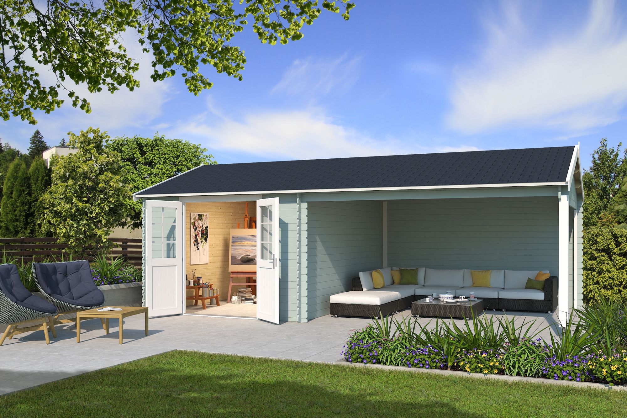 Attefallshus Eriko - 28 m² Attefallshus Eriko - 28 m²