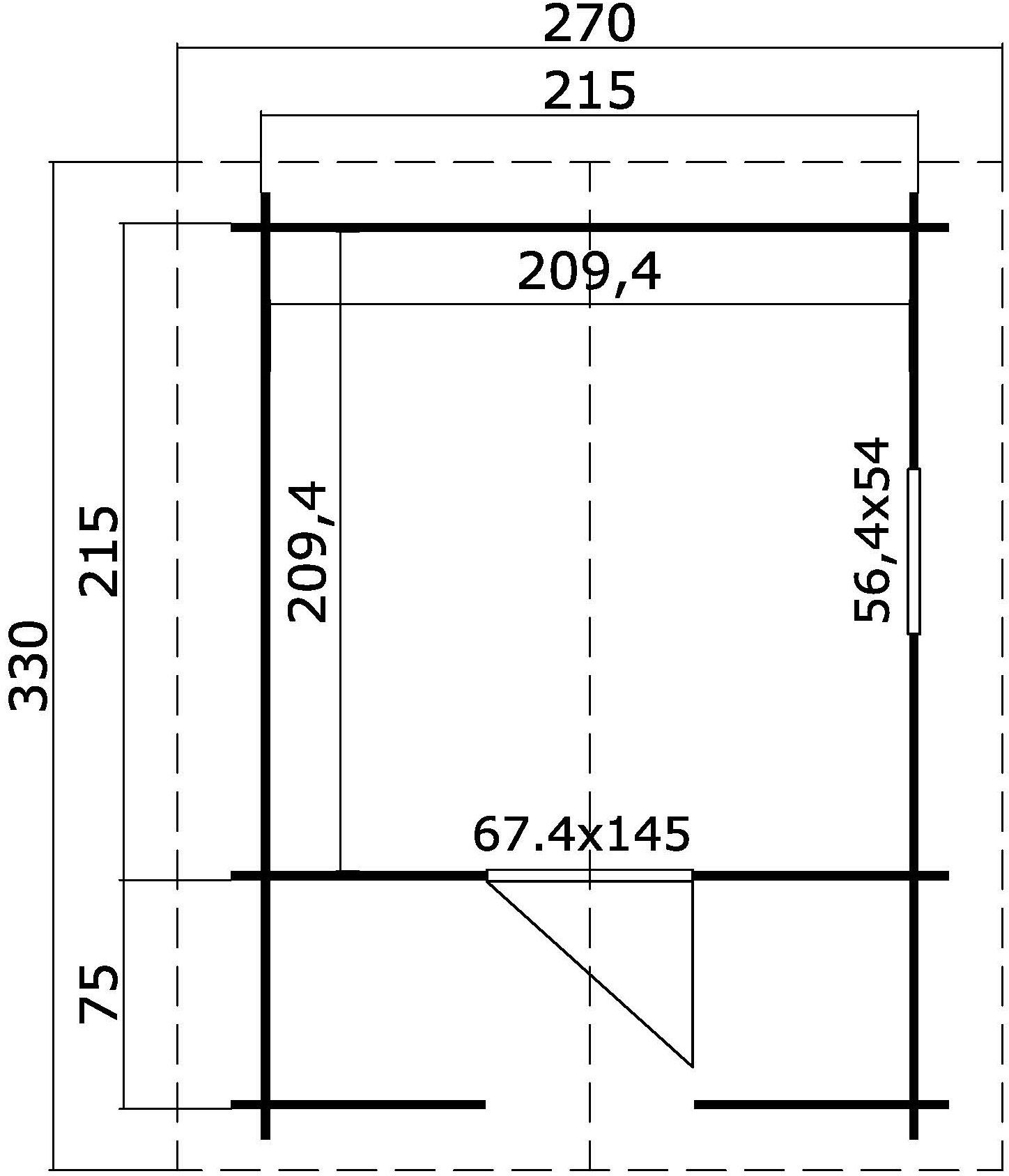 Lekstuga Liam - 5,5 m² Lekstuga Liam - 5,5 m²