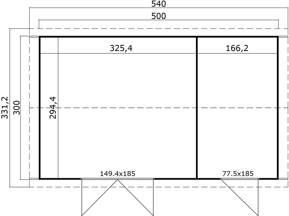 Abstellraum Tullis XL - 15 m² Abstellraum Tullis XL - 15 m²