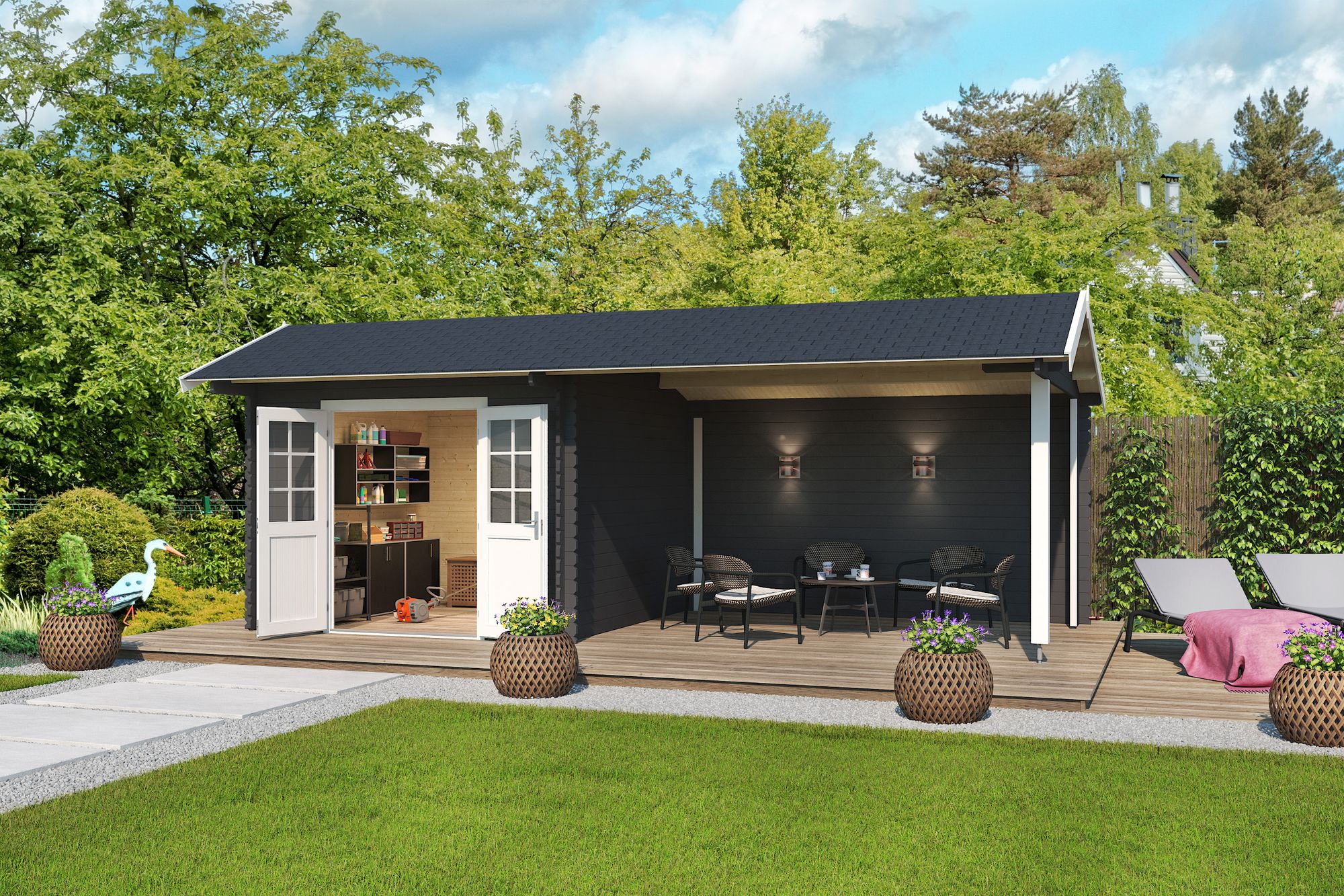 Attefallshus Nancy - 22,4 m² Attefallshus Nancy - 22,4 m²