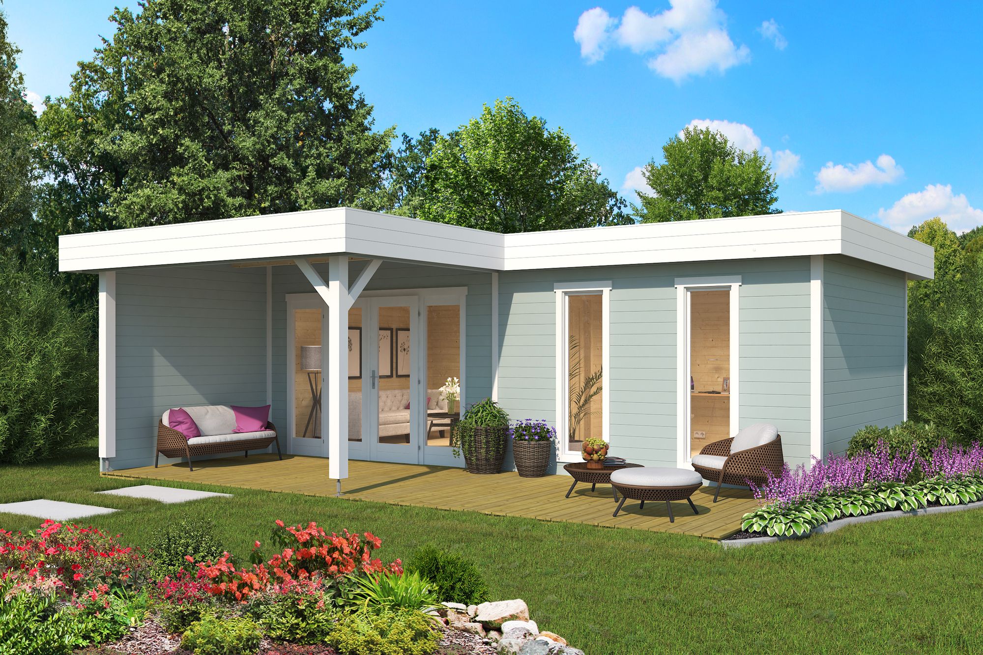 Attefallshus Bravo B - 24,5 m² Attefallshus Bravo B - 24,5 m²