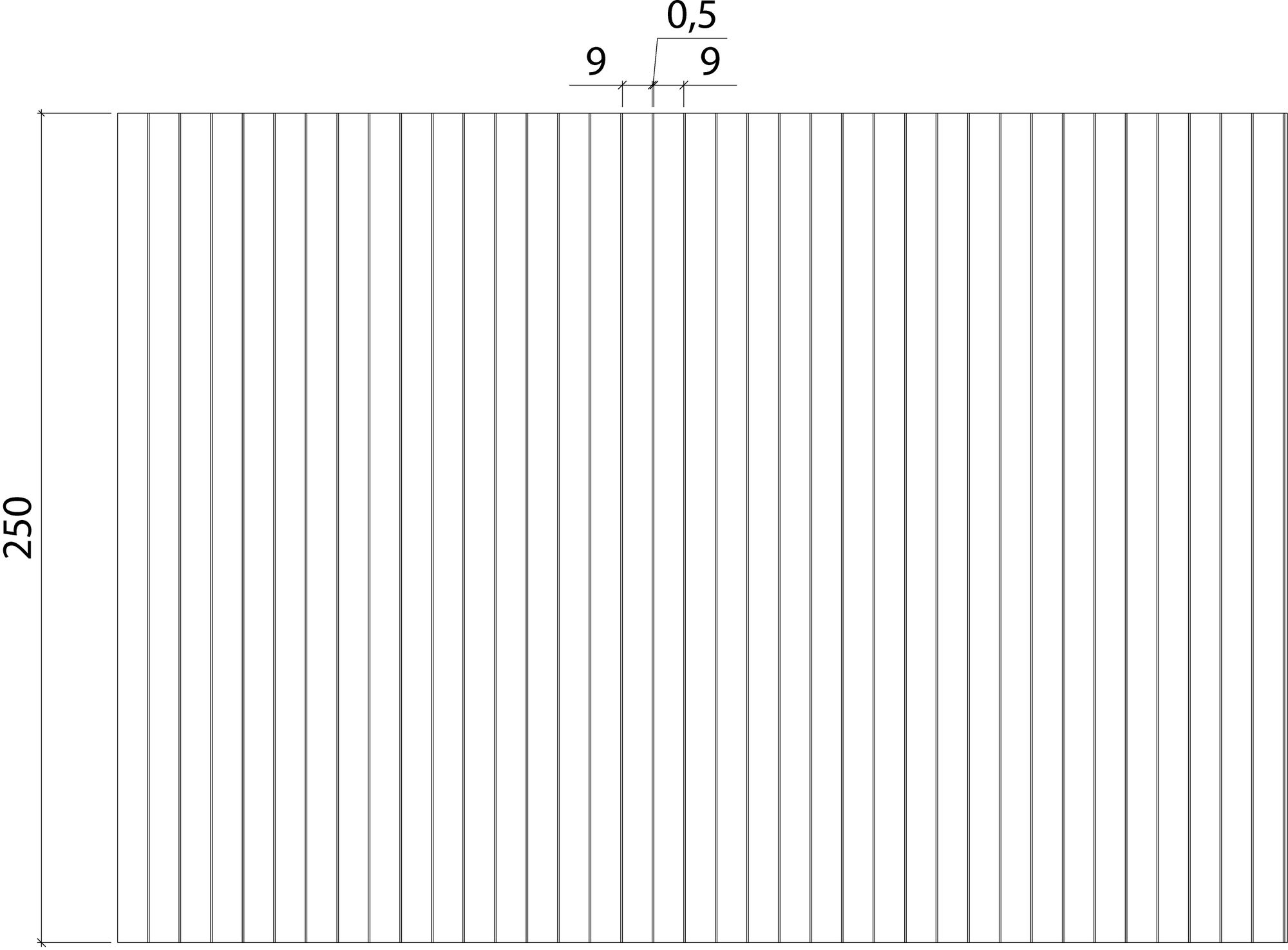 Terrass till Bravo - 8,7 m