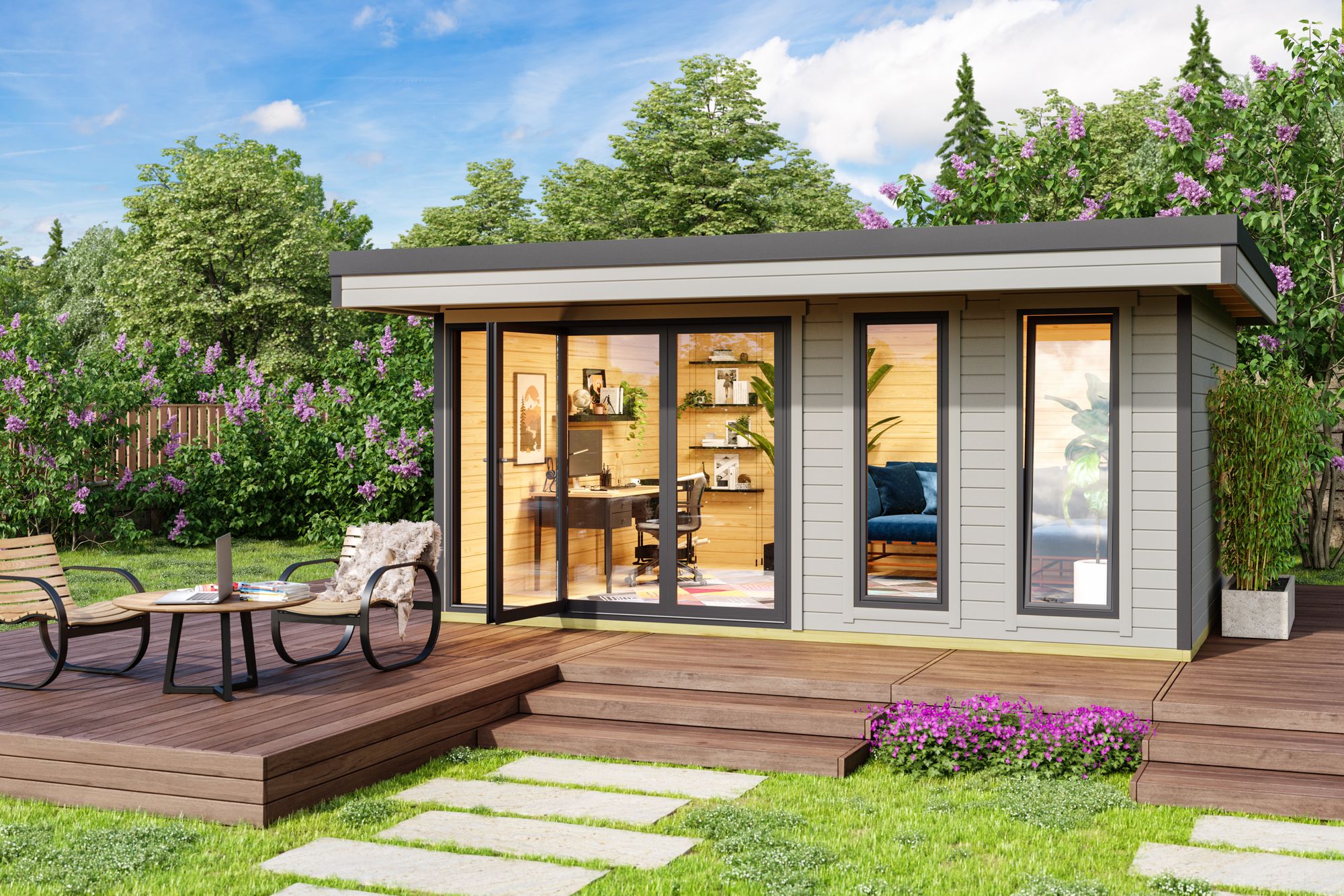 Attefallshus Katja H - 20 m² Attefallshus Katja H - 20 m²