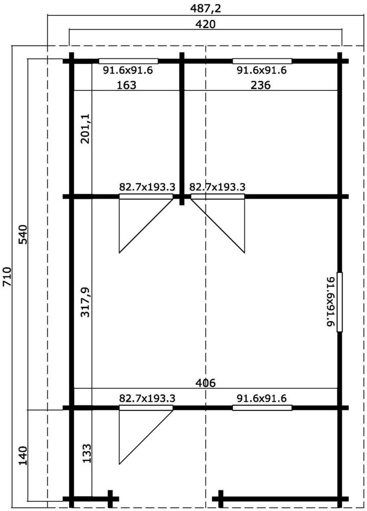 Fritidshus Marcelo B - 28,5 m