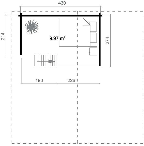 Fritidshus Helga - 36,5 m