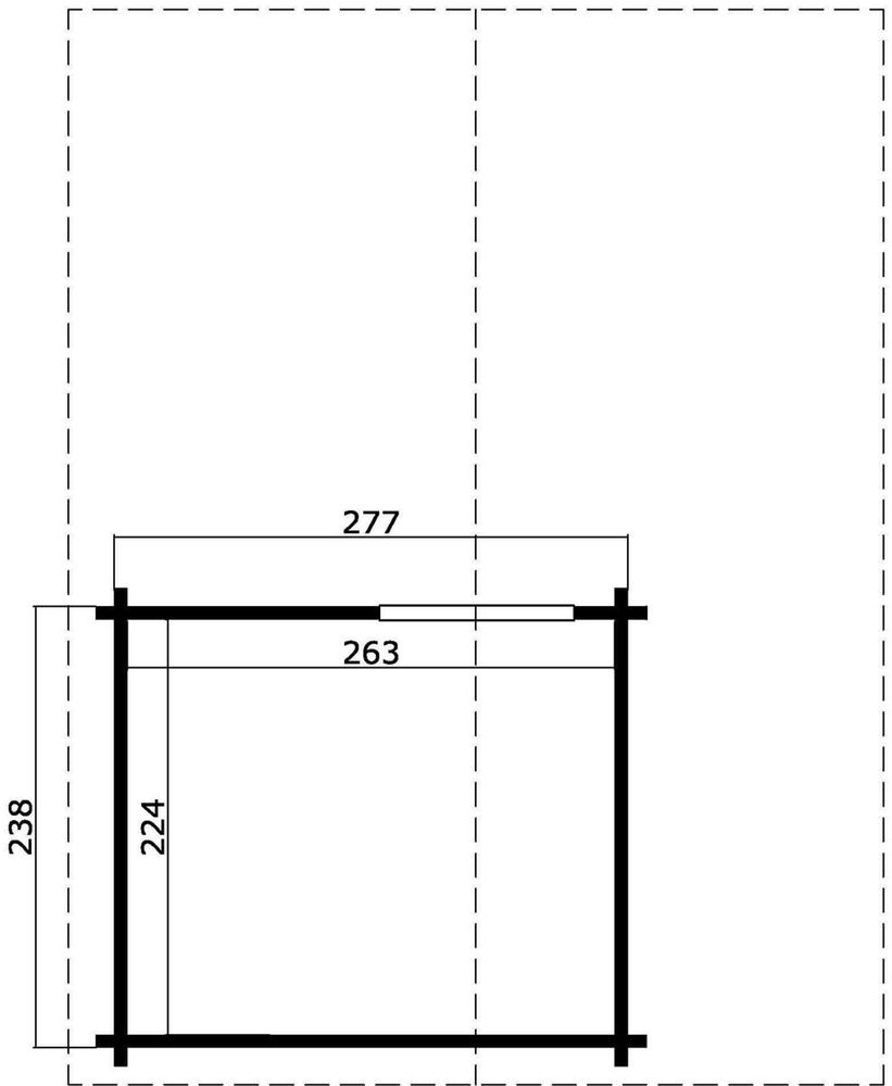 Attefallshus Klaudia - 20 m² Attefallshus Klaudia - 20 m²