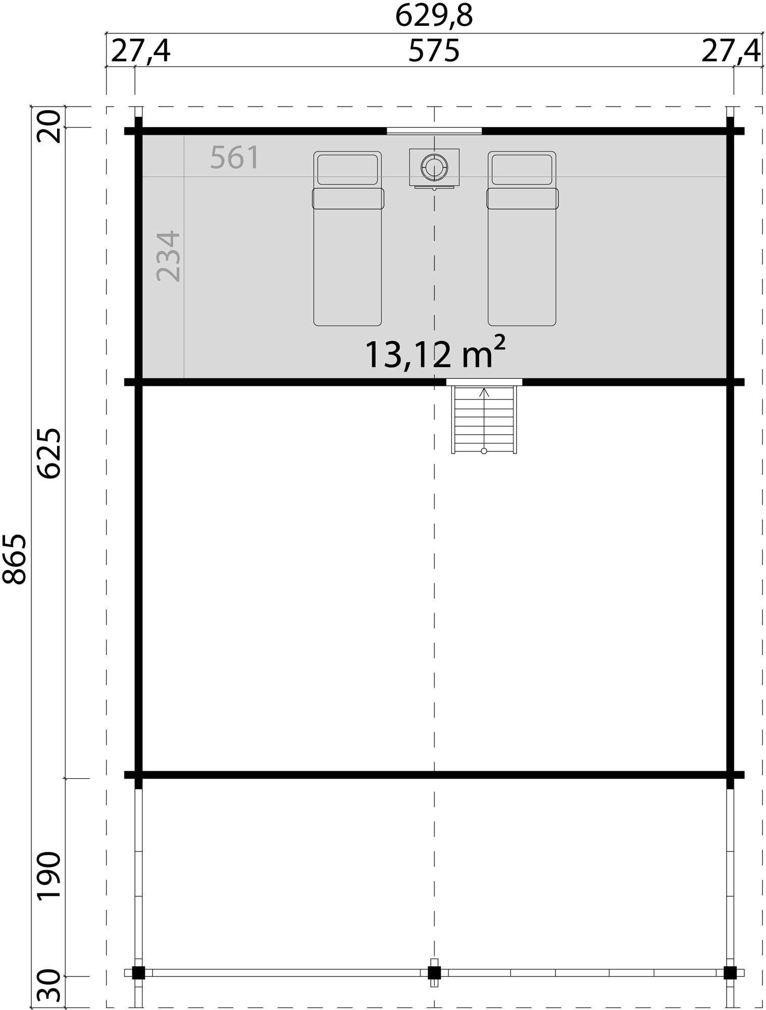 Fritidshus Signe B - 38,3 m² Fritidshus Signe B - 38,3 m²