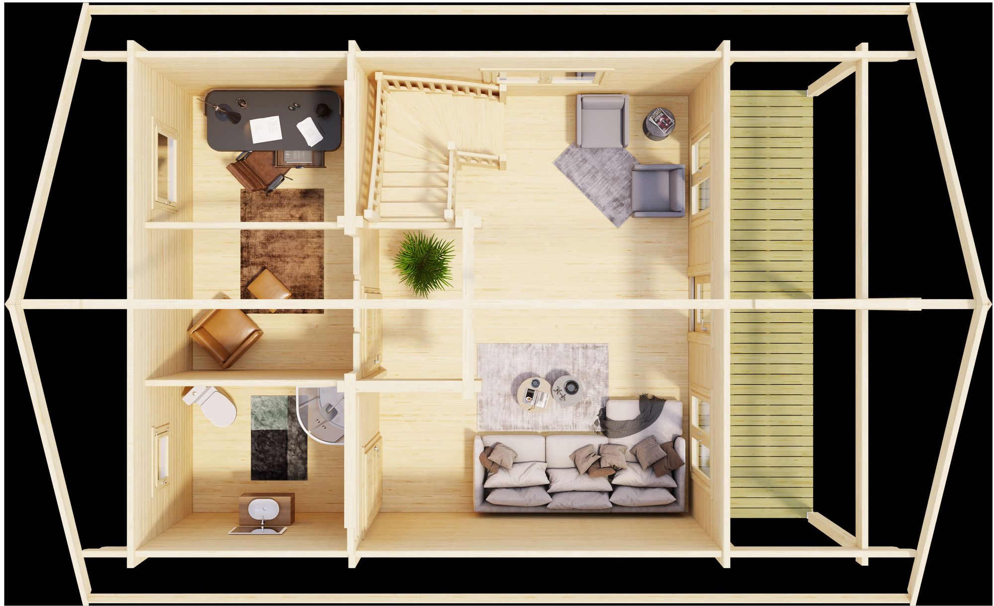 Fritidshus Ingela C - 36,9 m² Fritidshus Ingela C - 36,9 m²