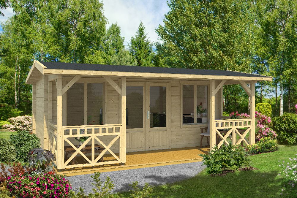 Attefallshus Måns 2A - 21,8 m² Attefallshus Måns 2A - 21,8 m²