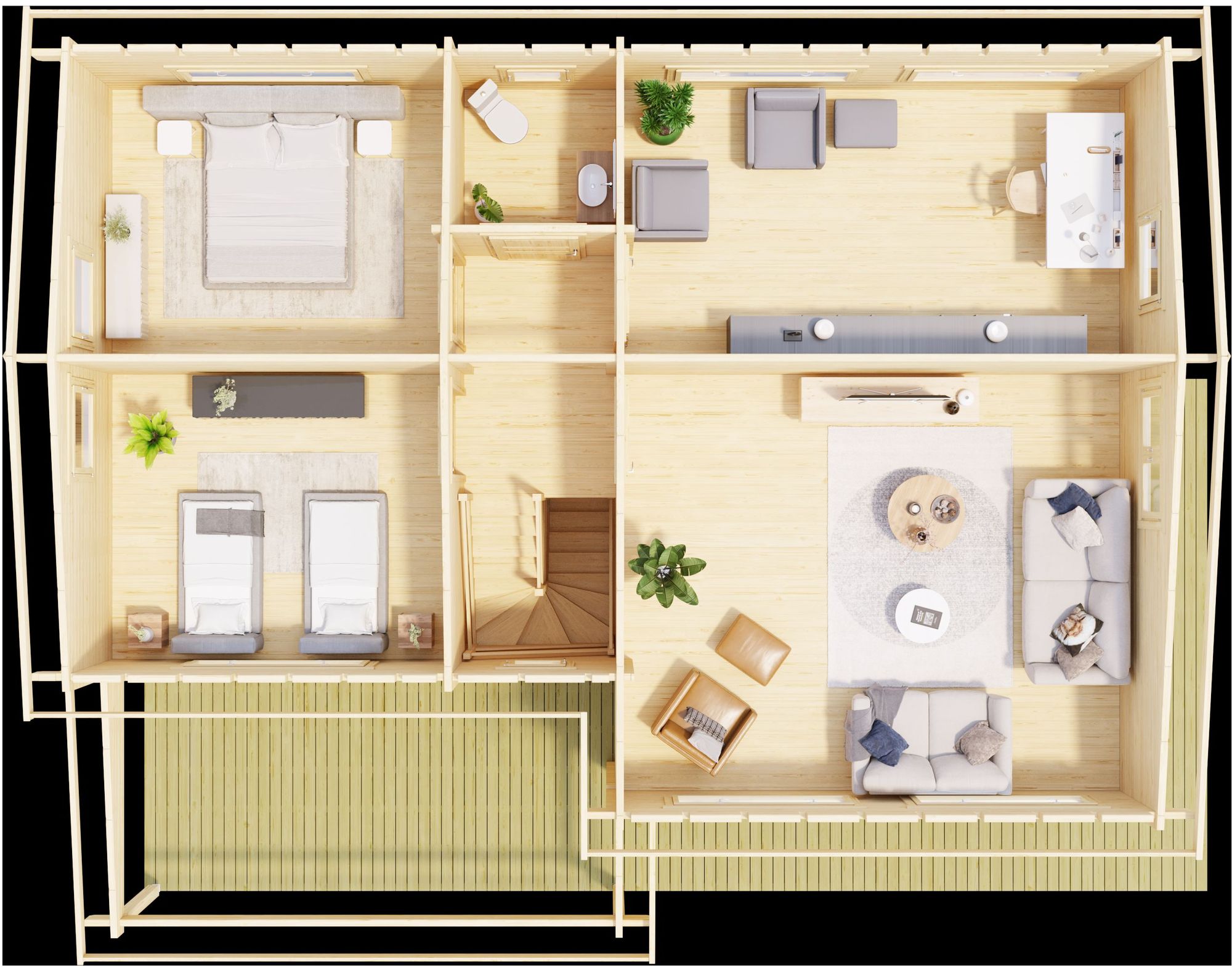 Fritidshus Emilia B XL - 80,7 m² Fritidshus Emilia B XL - 80,7 m²