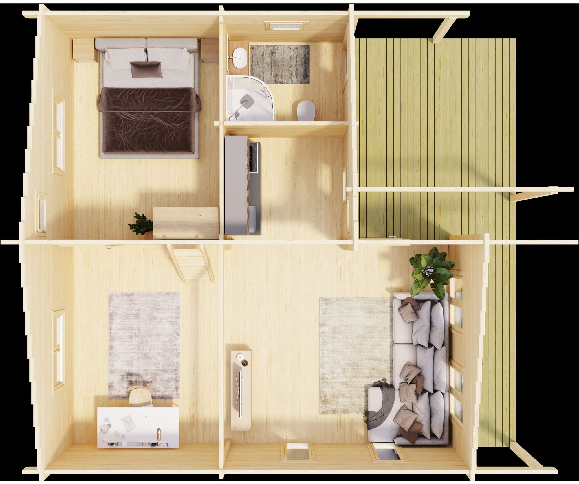 Fritidshus Gustav - 60 m² Fritidshus Gustav - 60 m²