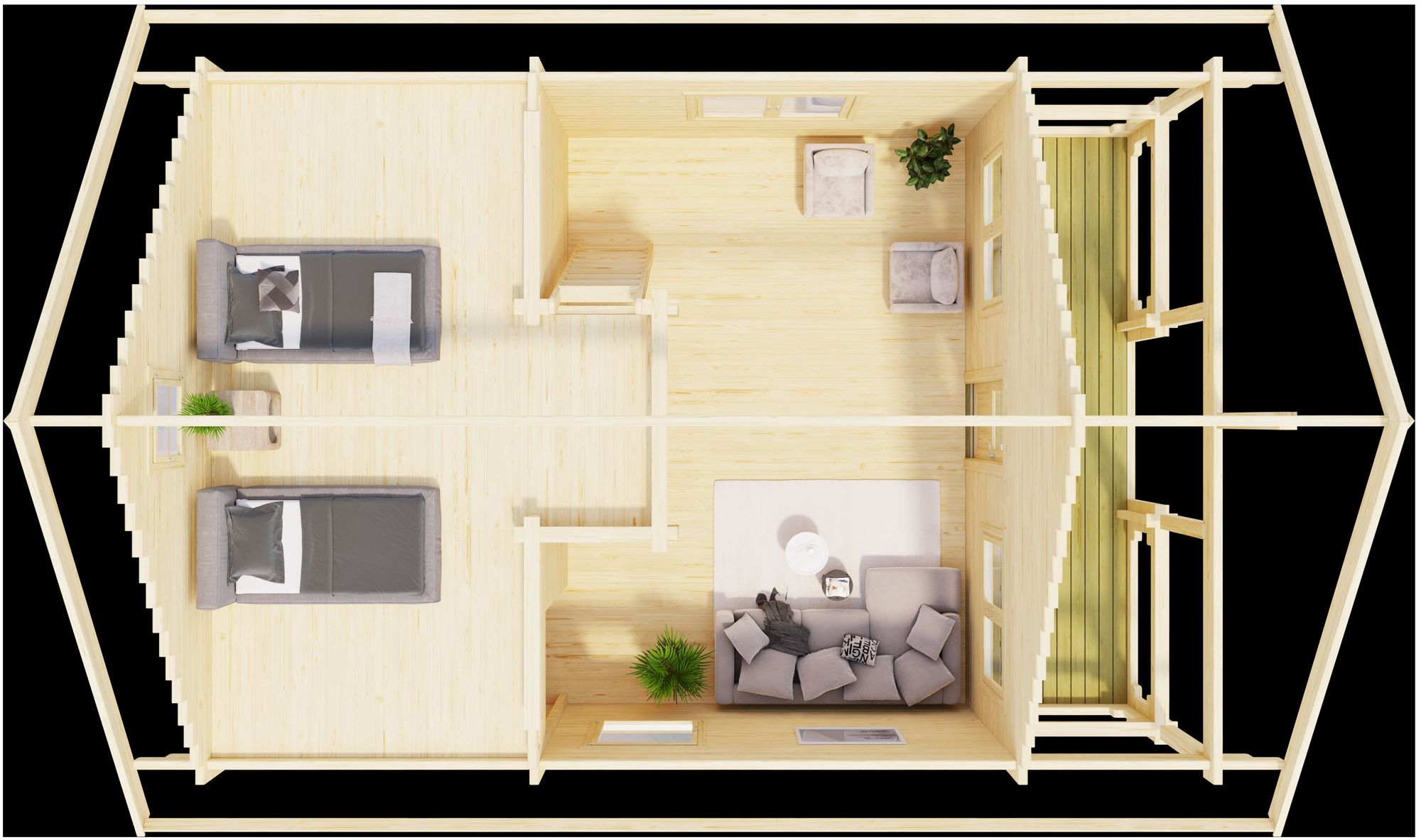 Fritidshus Ivar B - 36,9 m² Fritidshus Ivar B - 36,9 m²