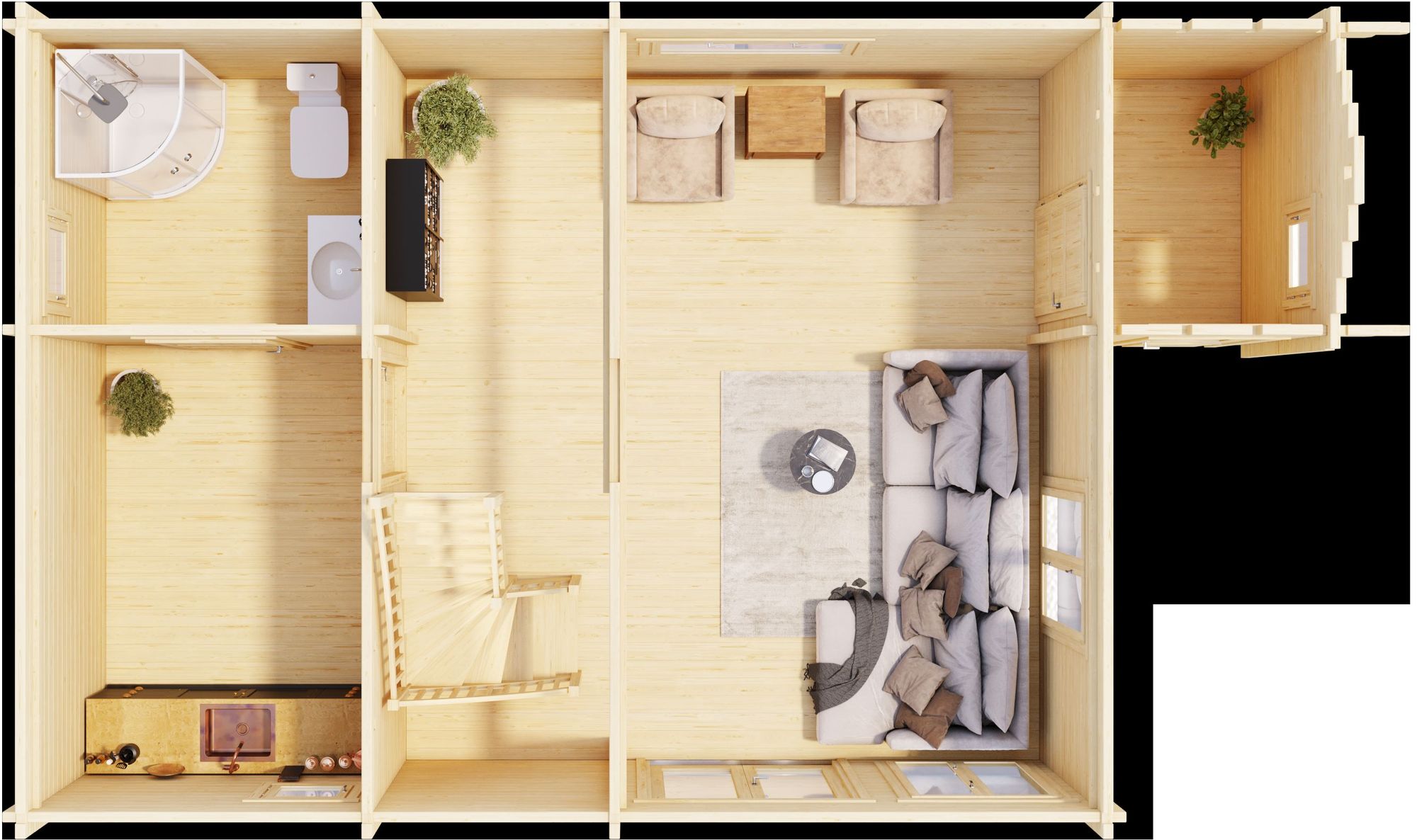 Fritidshus Elliot C - 42,5 m² Fritidshus Elliot C - 42,5 m²