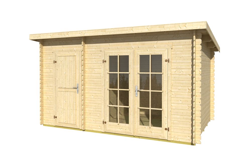 Friggebod Rolf A 9,5 m² med cykelförråd Friggebod Rolf A 9,5 m² med cykelförråd