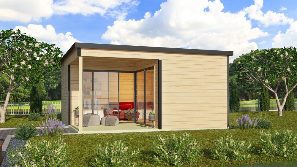 Attefallhaus Katja F .V2 - 25 m² Attefallhaus Katja F .V2 - 25 m²