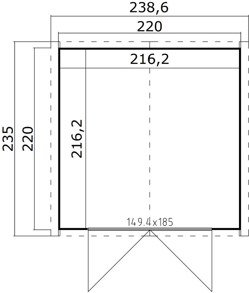 Abstellraum Isabell B - 4,8 m² Abstellraum Isabell B - 4,8 m²