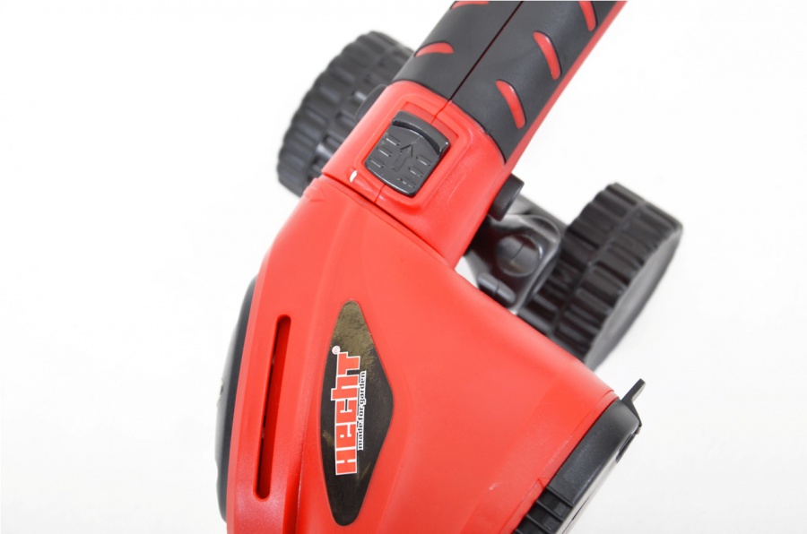 Batteridriven grstrimmer med teleskop handtag