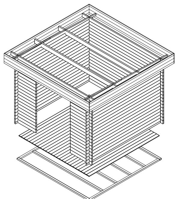 Förråd Arne J - 10 m² Förråd Arne J - 10 m²