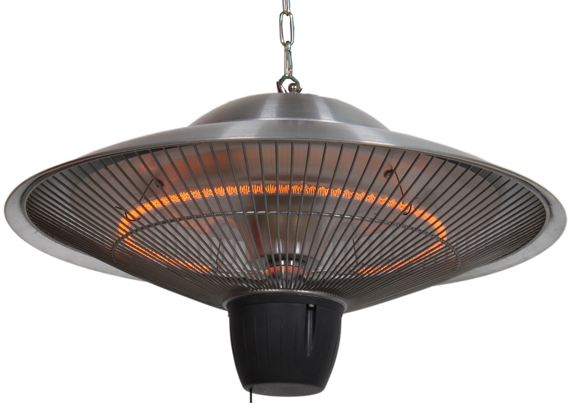 Alberga - Hängande infravärmare Ø43 | 1500W | Silver Alberga - Hängande infravärmare Ø43 | 1500W | Silver