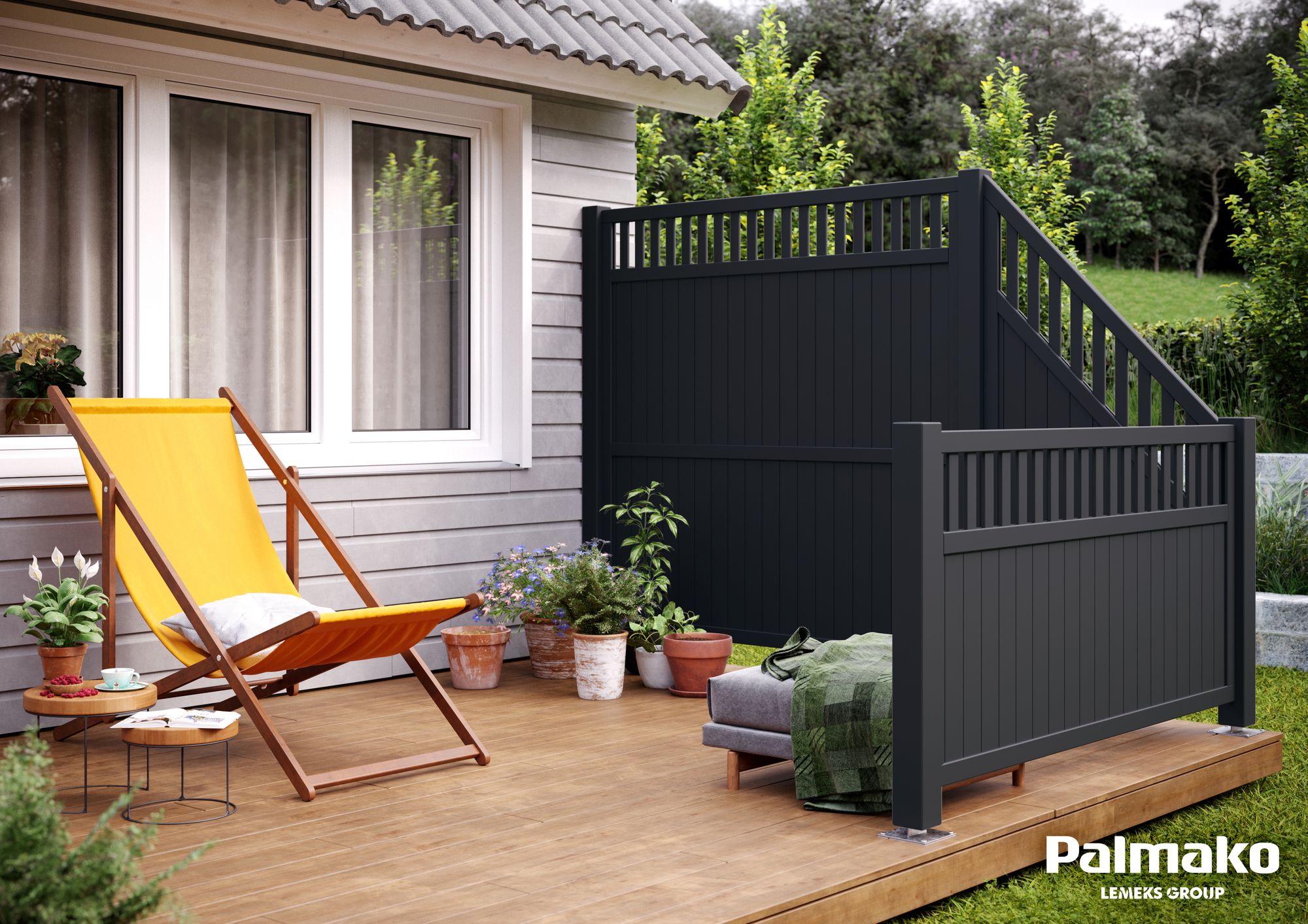 Väggskärmar Elke serien - Grå Väggskärmar Elke serien - Grå