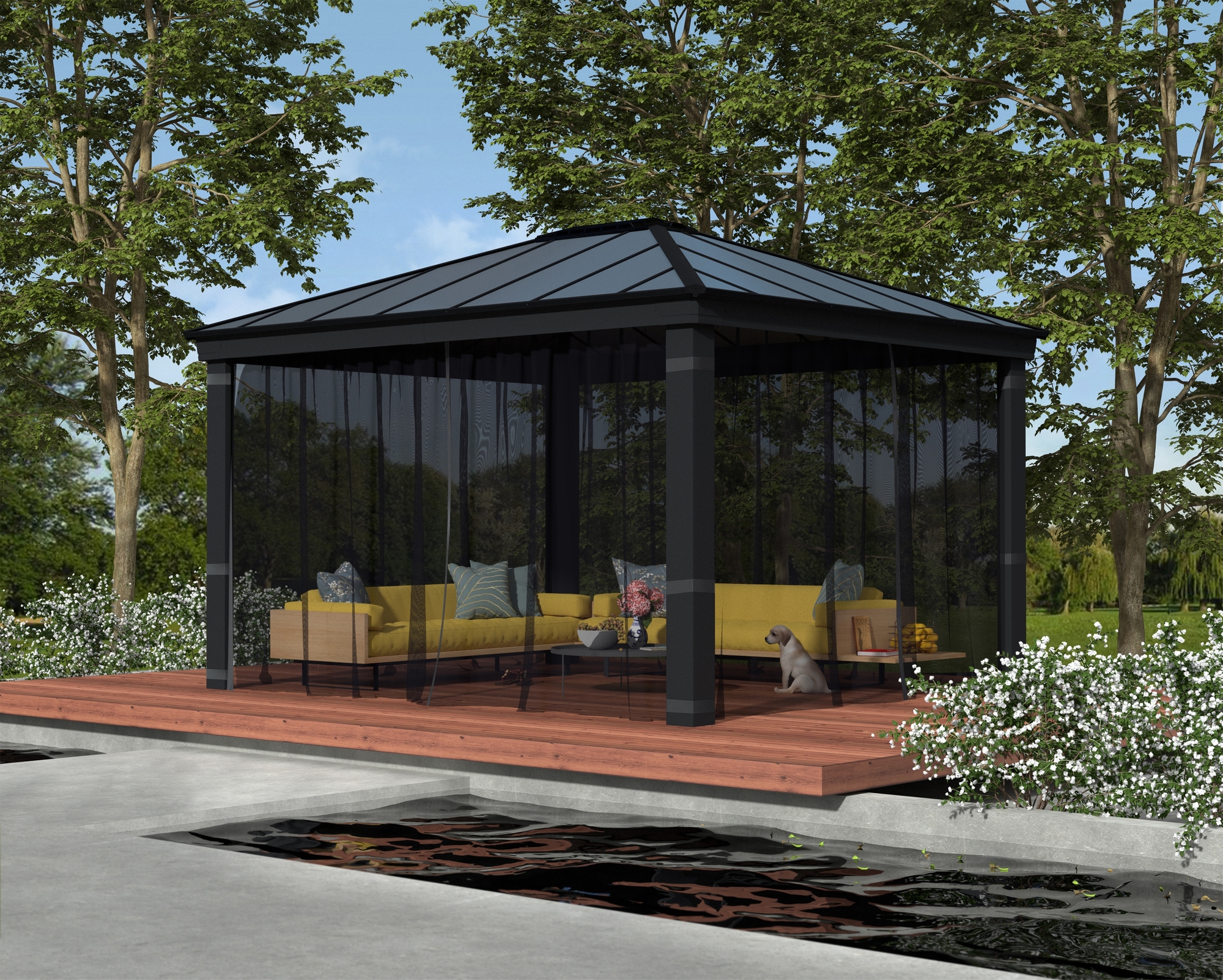 Canopia Myggnt Fr Dallas Paviljong 3,6 x 5