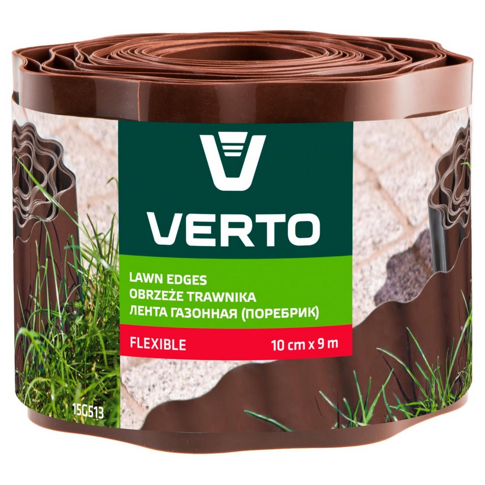 Rabattkant 9 m - brun Rabattkant 9 m - brun