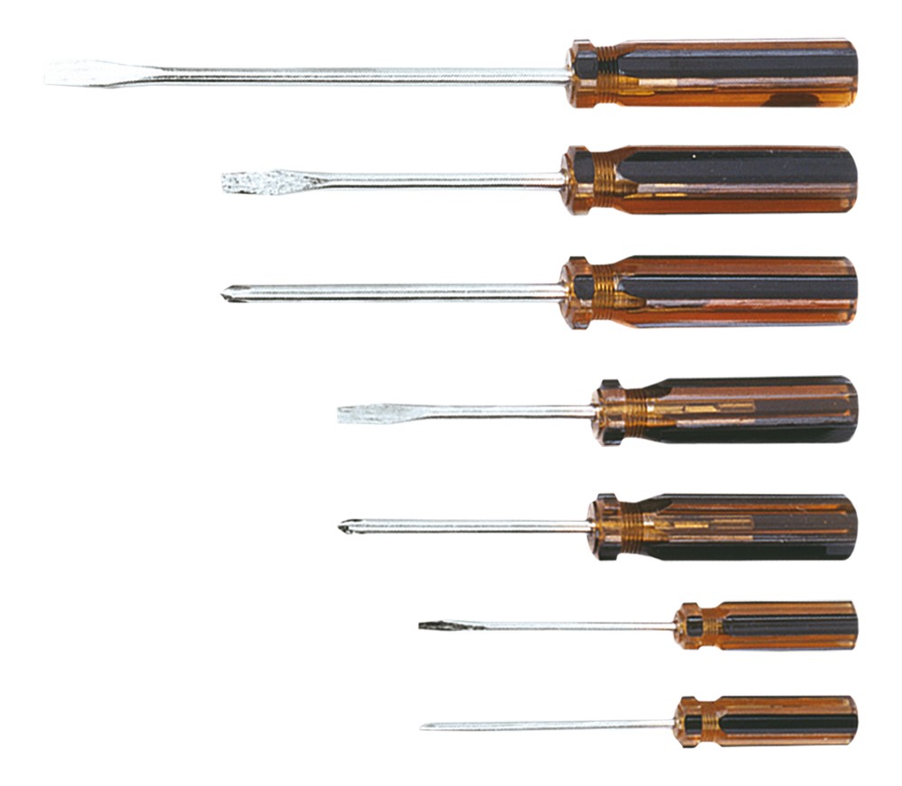 Skruvmejselsats, 7 delar (gul) Skruvmejselsats, 7 delar (gul)