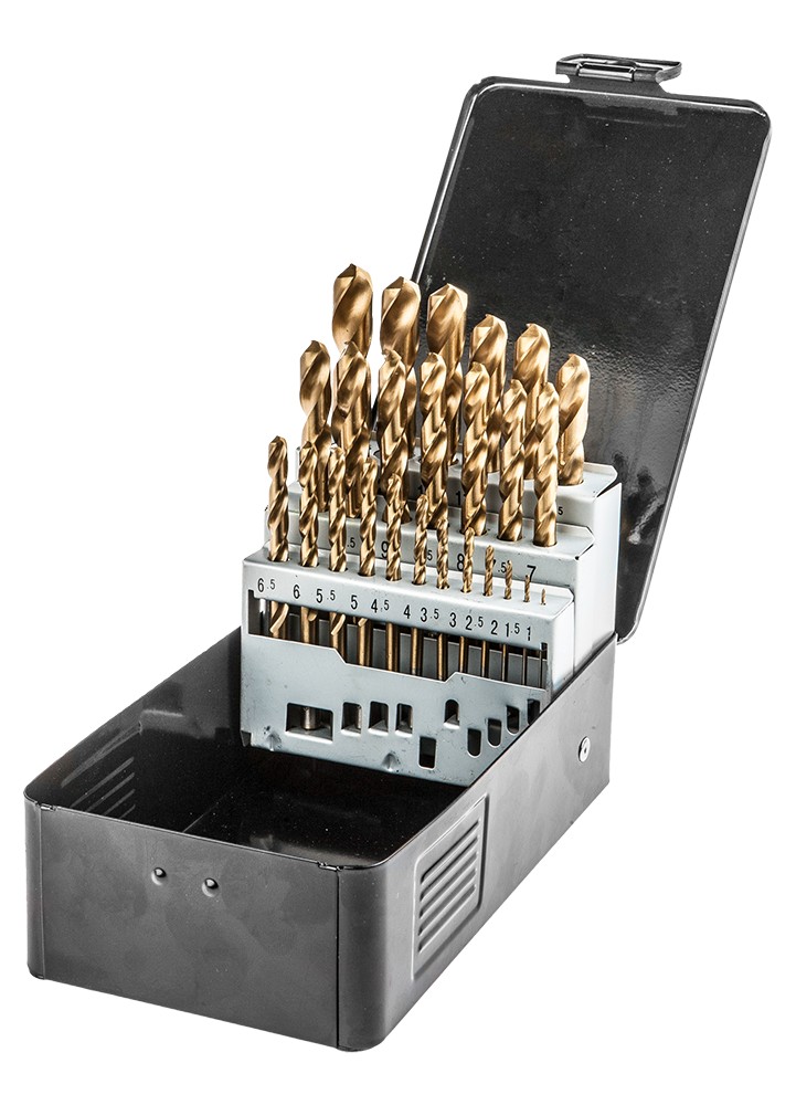 Borrsats HSS-TiN, 1 - 13 mm, 25 delar Borrsats HSS-TiN, 1 - 13 mm, 25 delar