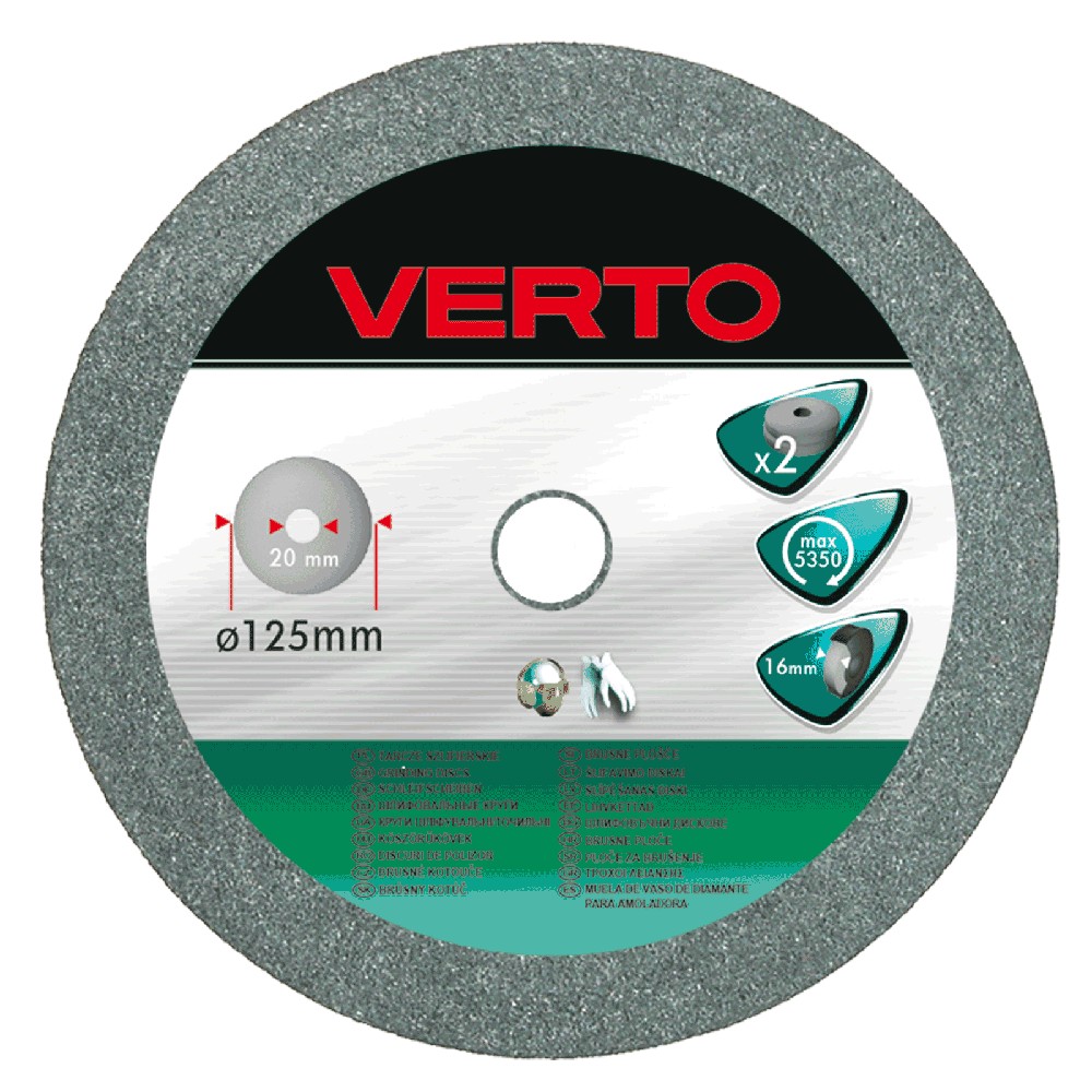 Skiva fr bnkslipmaskin, 2-pk