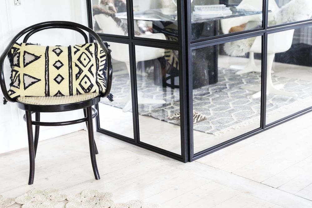 Industrivägg / Glasvägg med härdat glas Industrivägg / Glasvägg med härdat glas