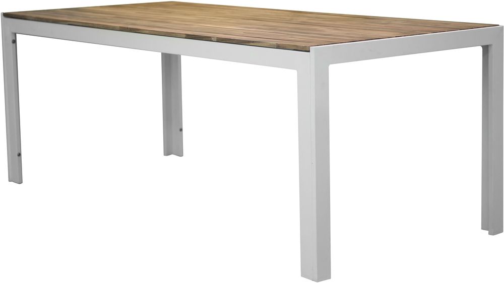 Balsjö matbord – Vit/akacia Balsjö matbord – Vit/akacia