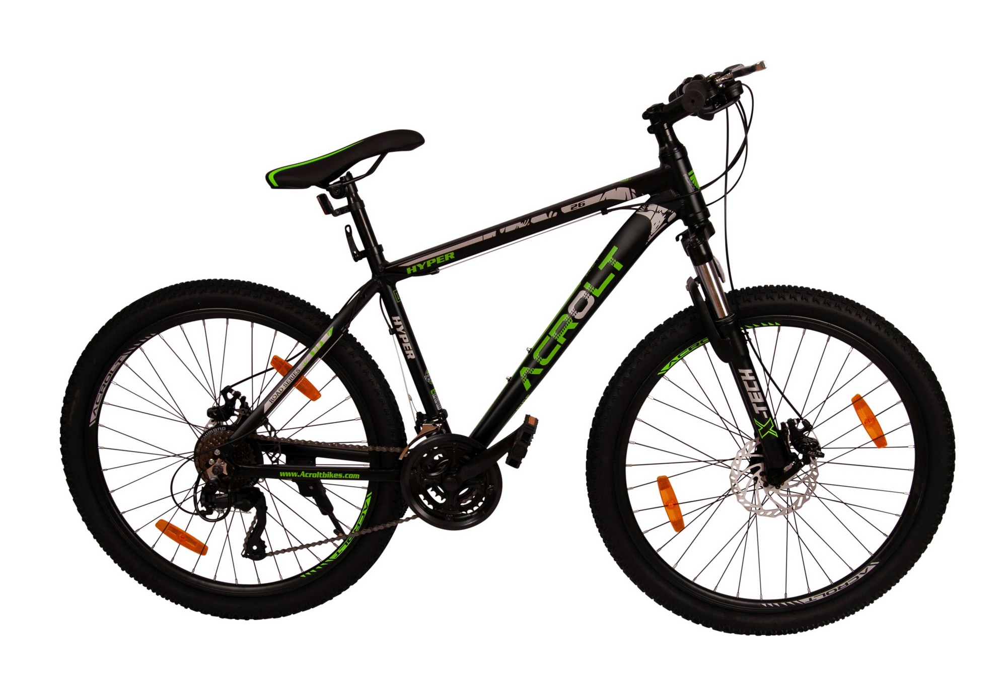 Schwarzes Mountainbike - Alu Hyper 26"