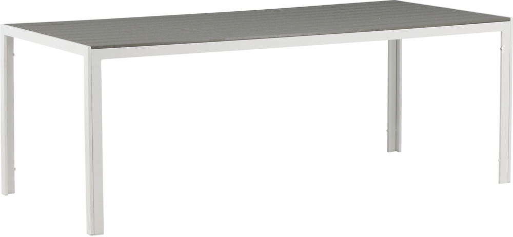 Chania matbord 205 x 90 cm - Gr/Vit