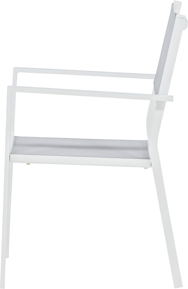 Chania utestol - Grå/Vit Chania utestol - Grå/Vit