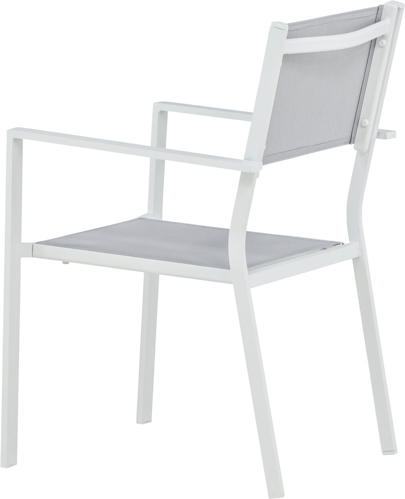 Chania utestol - Grå/Vit Chania utestol - Grå/Vit