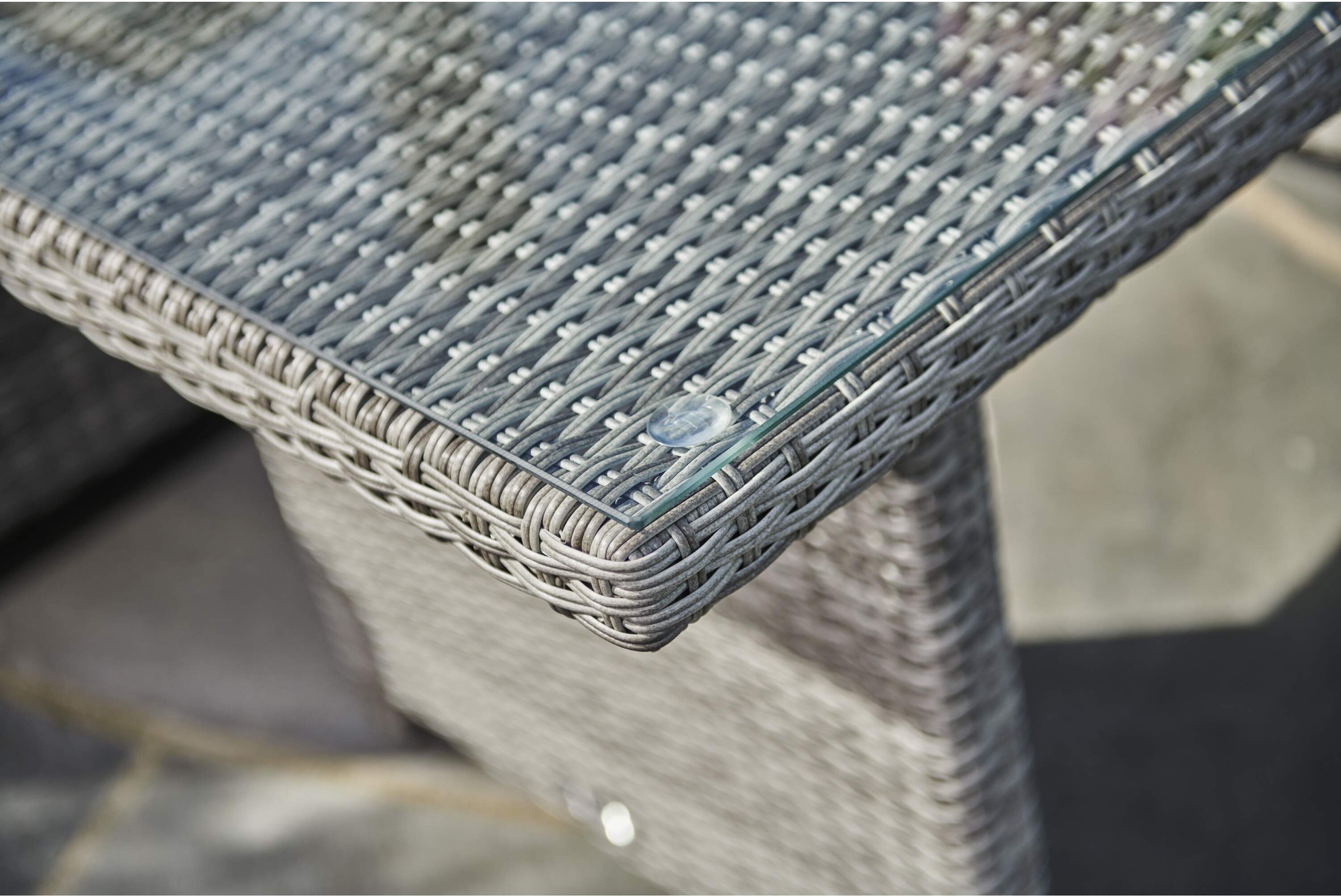 Moreno utesoffgrupp höger - Grå konstrotting Moreno utesoffgrupp höger - Grå konstrotting