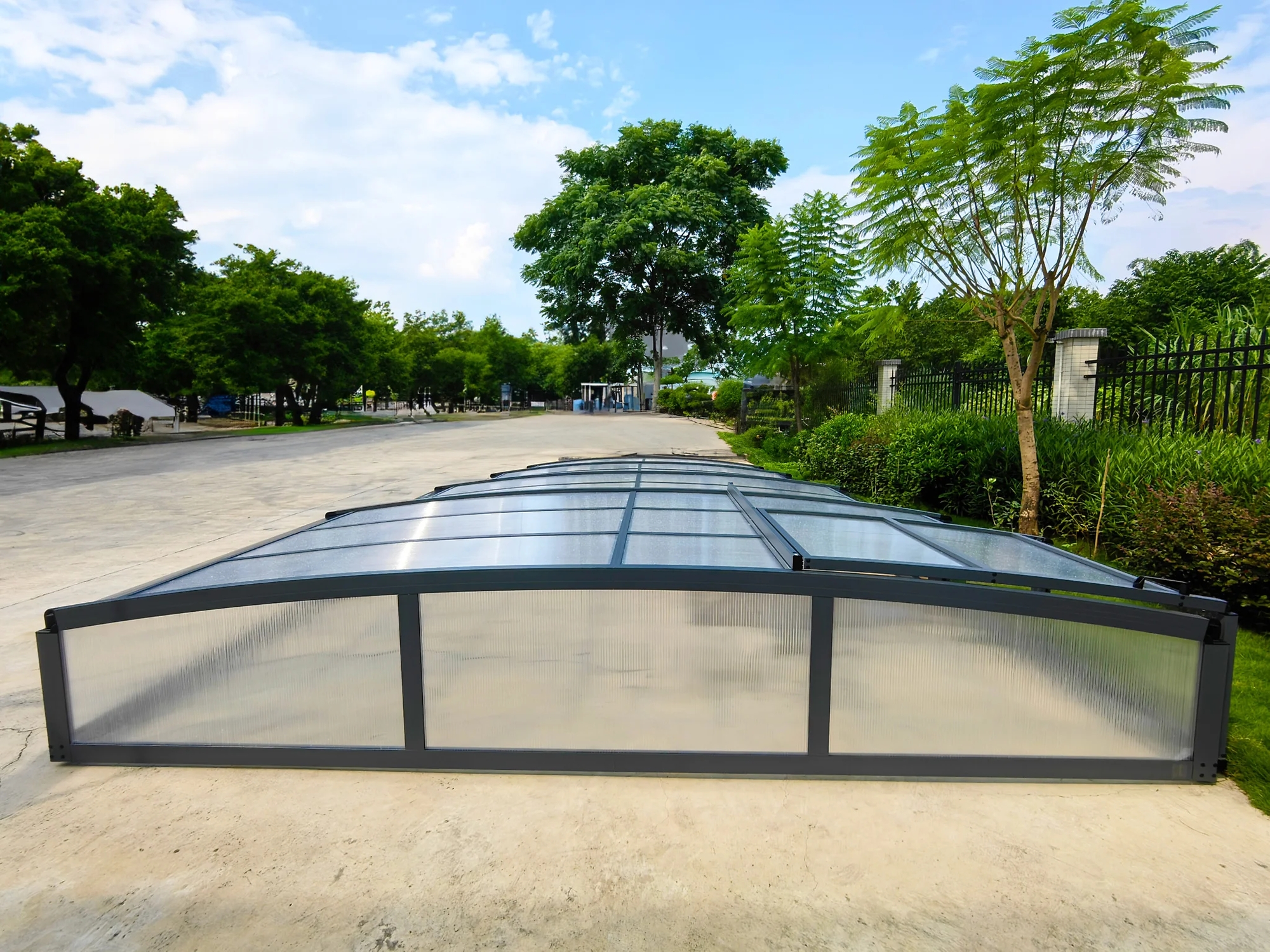 Tak till pool - 4x8 m Tak till pool - 4x8 m