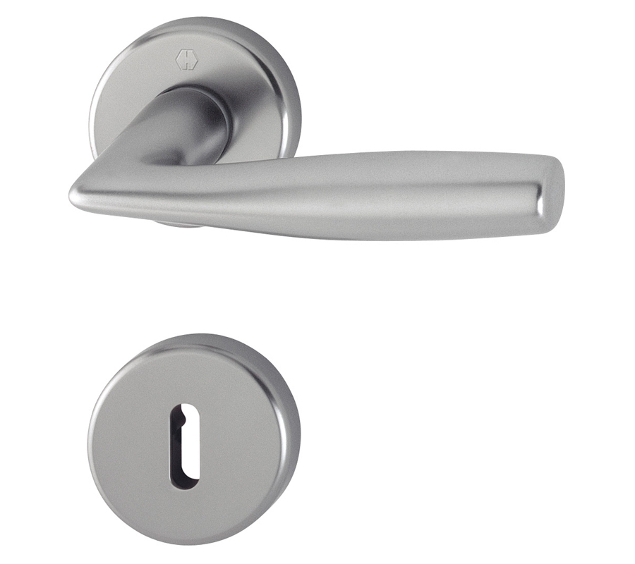 Handtag Hoppe Vitória alu rostfri nyans F9 Handtag Hoppe Vitória alu rostfri nyans F9