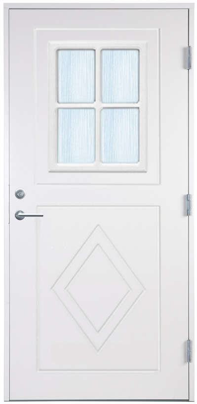 Ytterd�rr Malm� - med glas